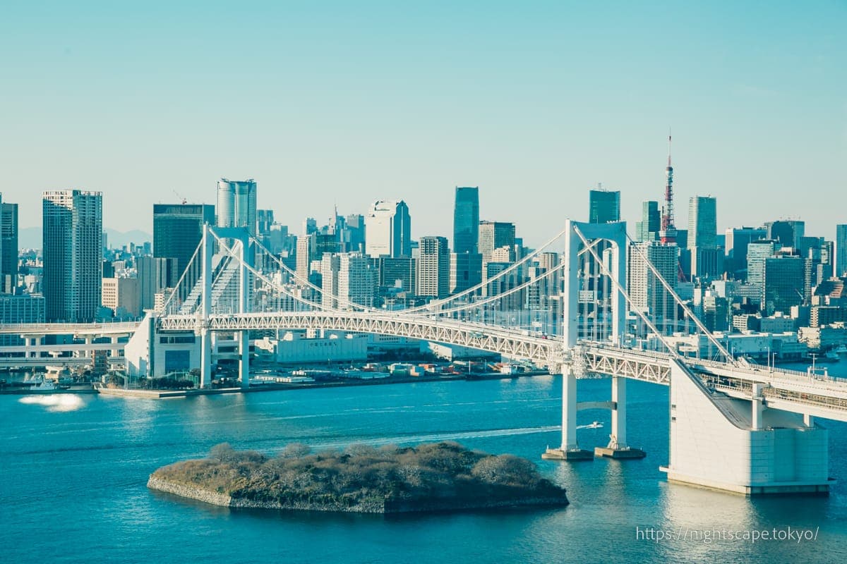 彩虹大桥与东京塔