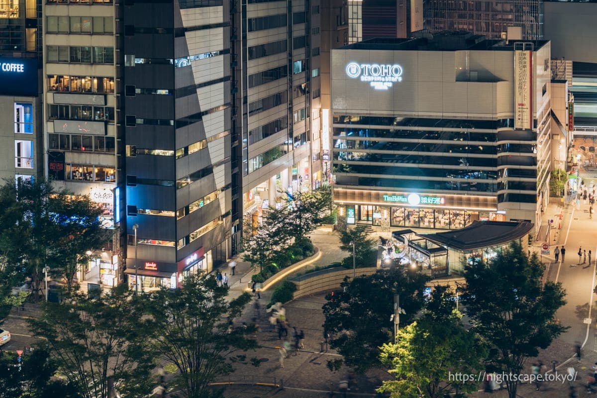 从东京中城日比谷看到的景色（东侧）