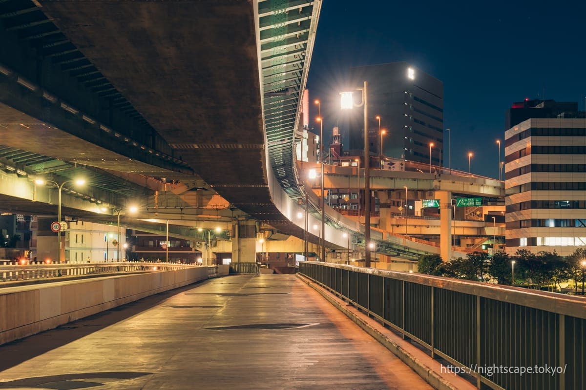 隅田川大桥的人行步道