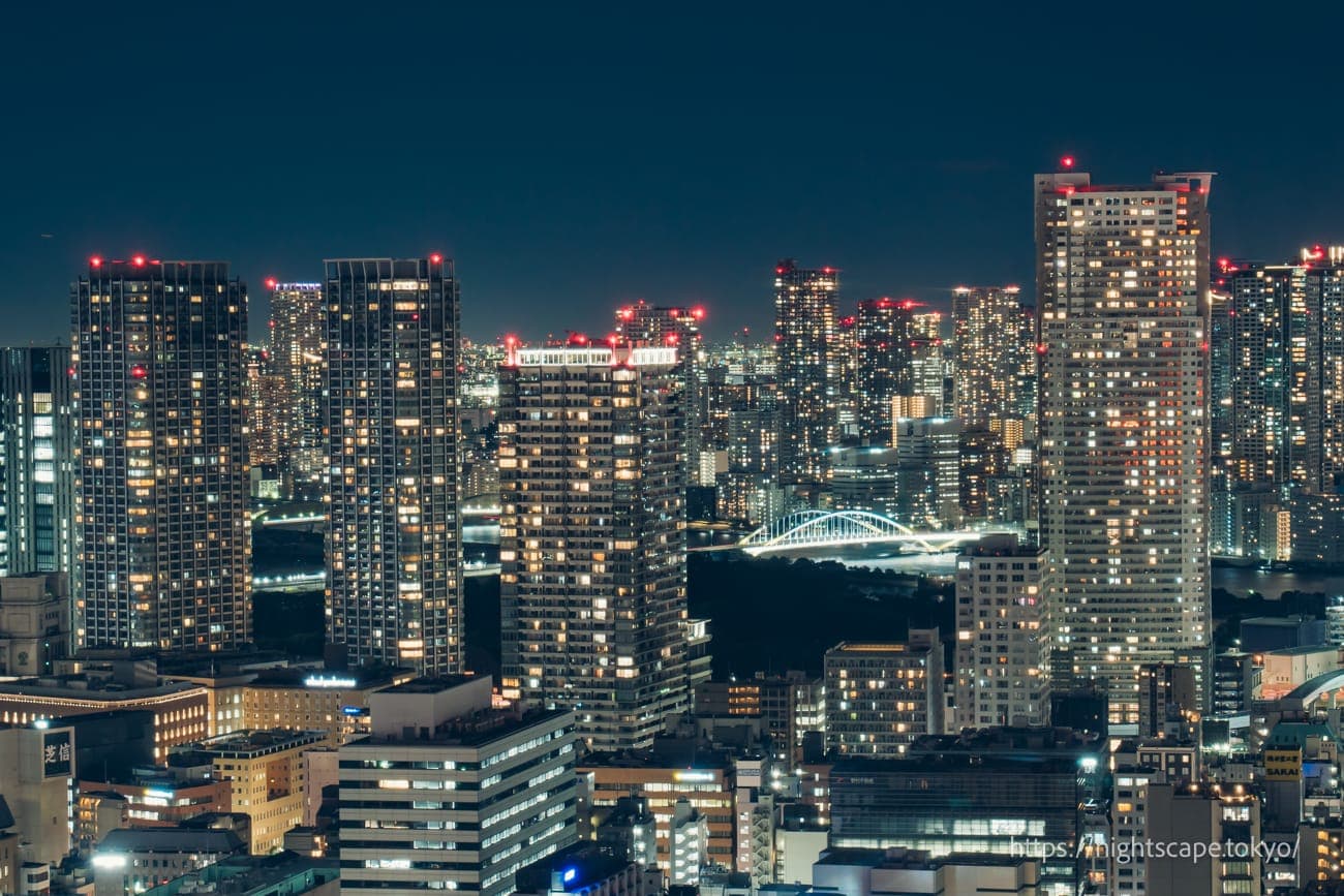 晴海地区塔式公寓群