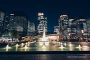 Wadakura Fountain Park night view