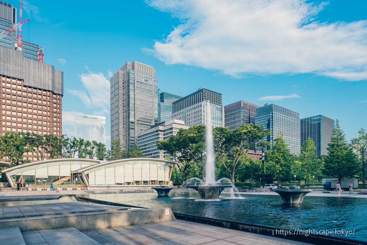 和田仓喷泉公园氛围