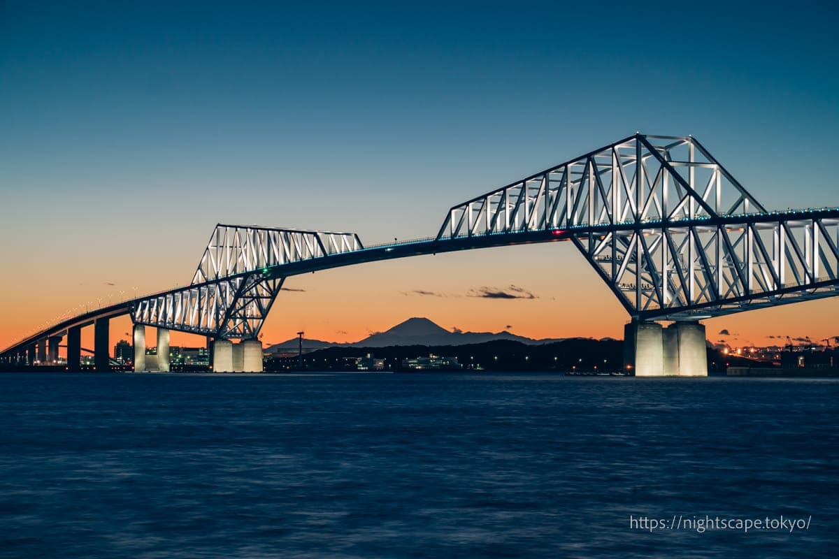 從若洲海濱公園眺望的夜景