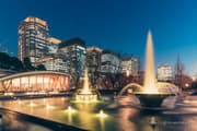 Wadakura Fountain Park night view