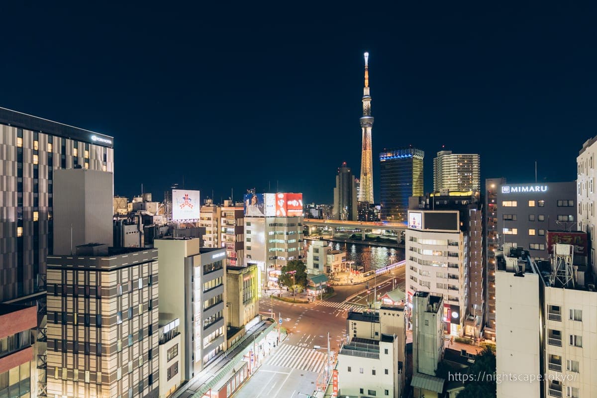 淺草文化觀光中心展望台的景色