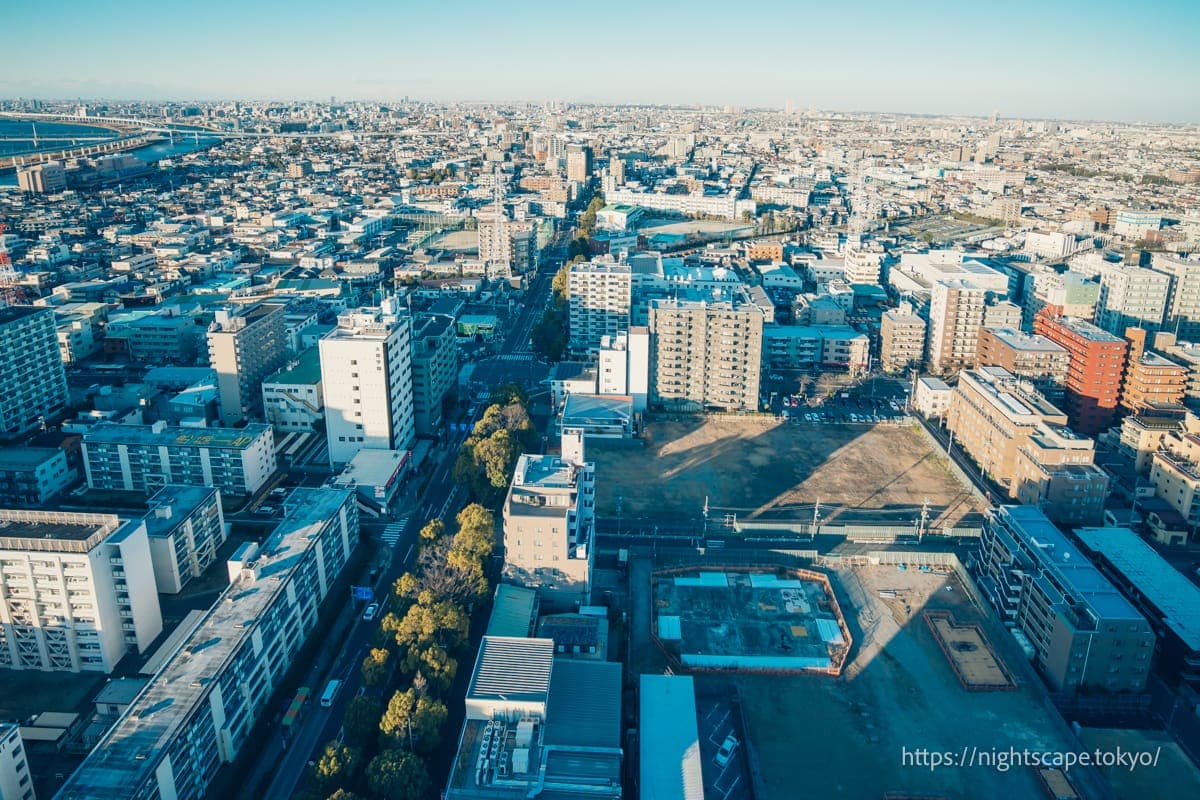 从塔楼会馆船堀的景色