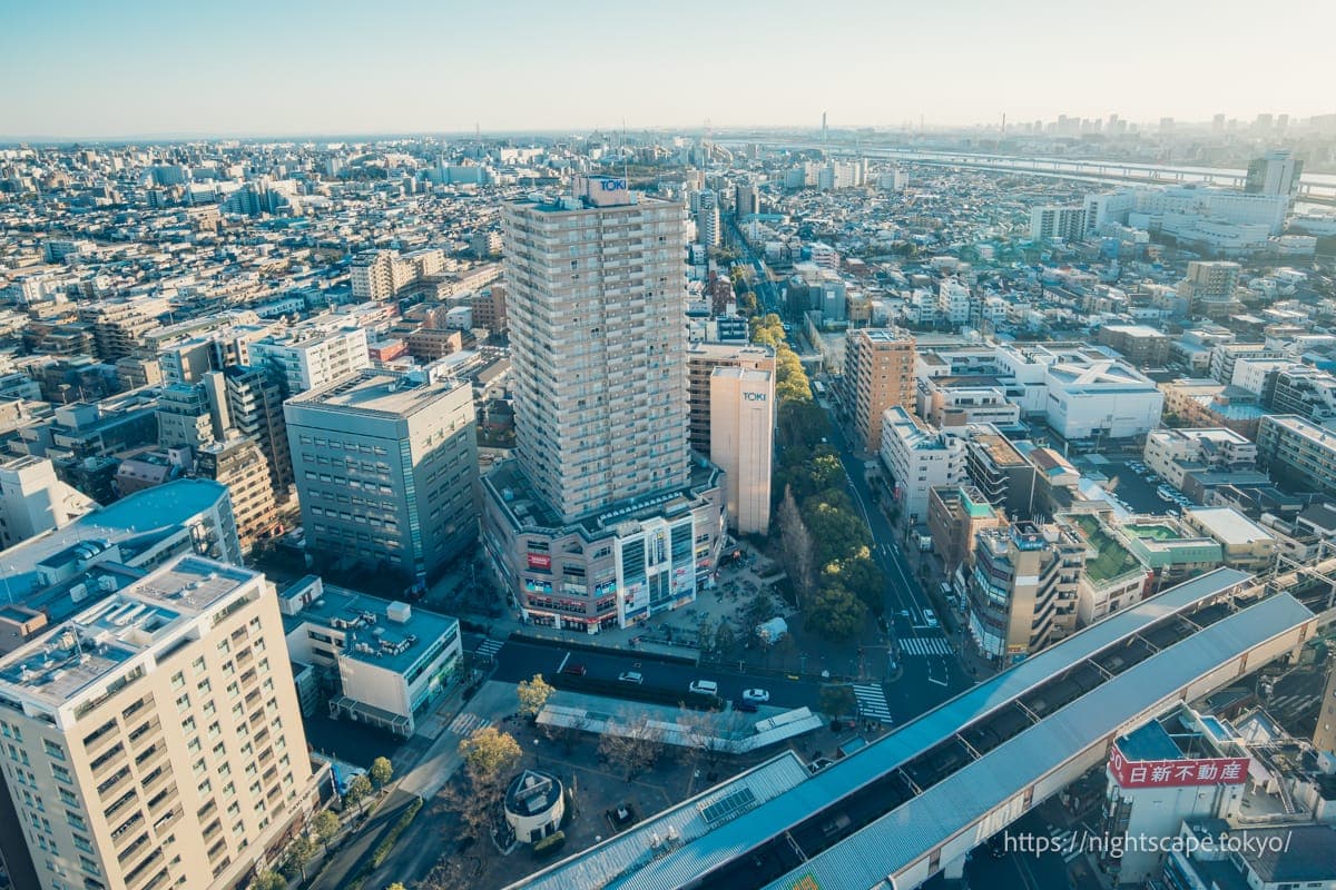 从塔楼会馆船堀的景色