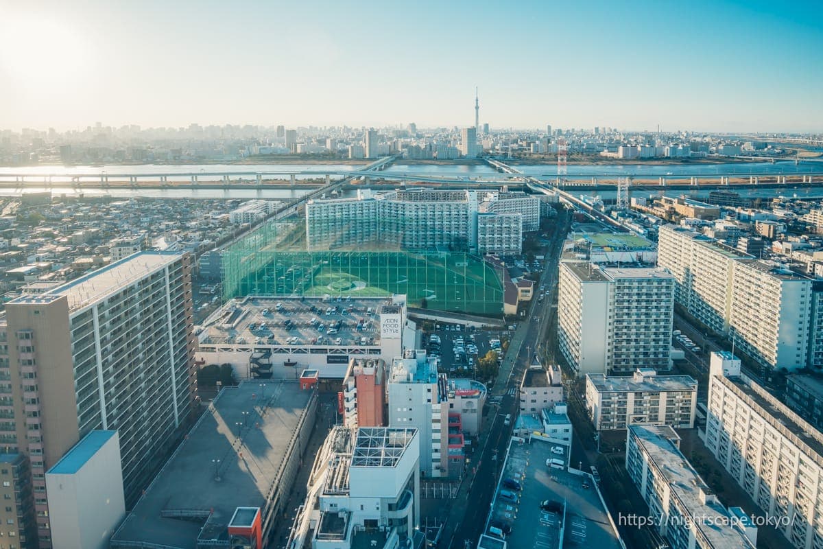 从塔楼会馆船堀的景色