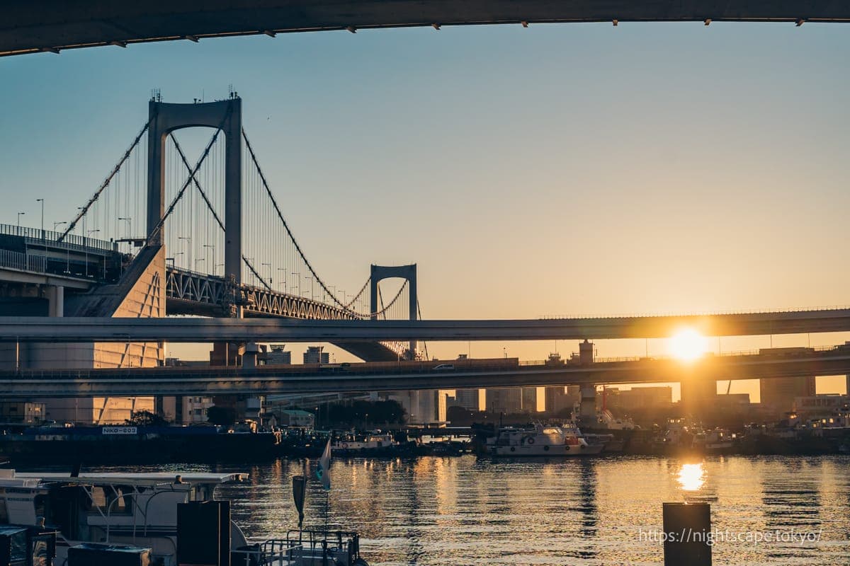 朝阳与彩虹大桥