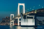 다이바공원 제3다이바에서 바라본 레인보우 브리지