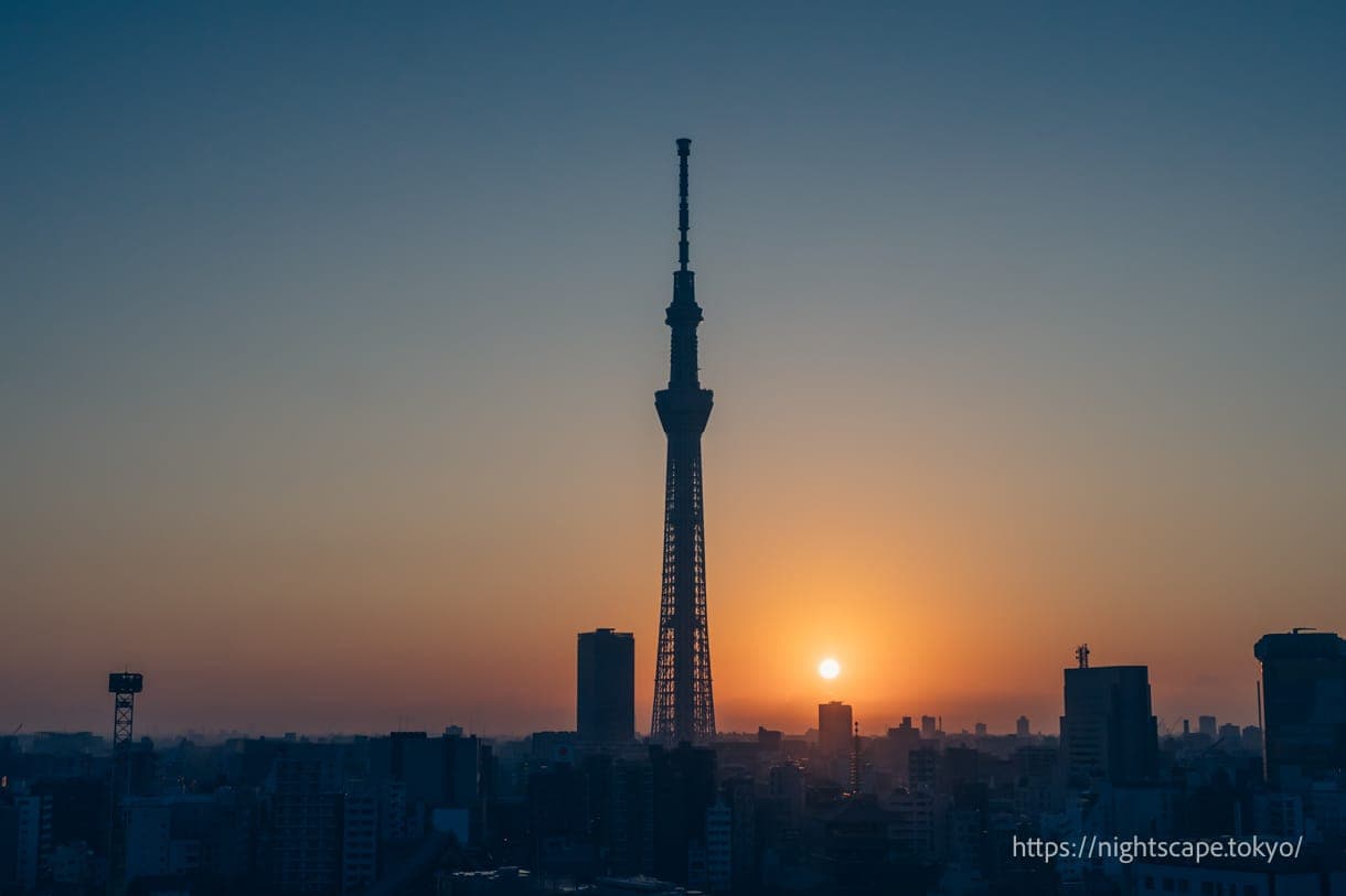从浅草景观酒店眺望朝阳