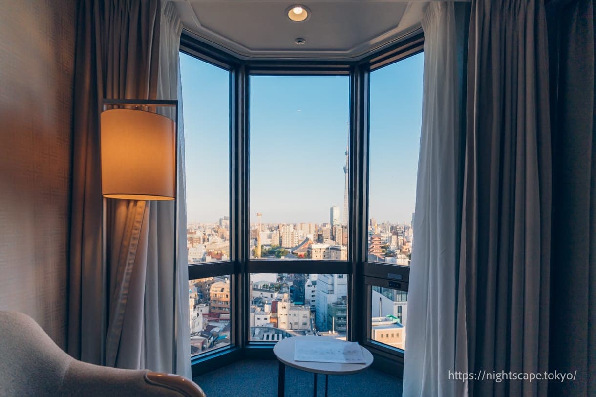 客房内的小型观景空间