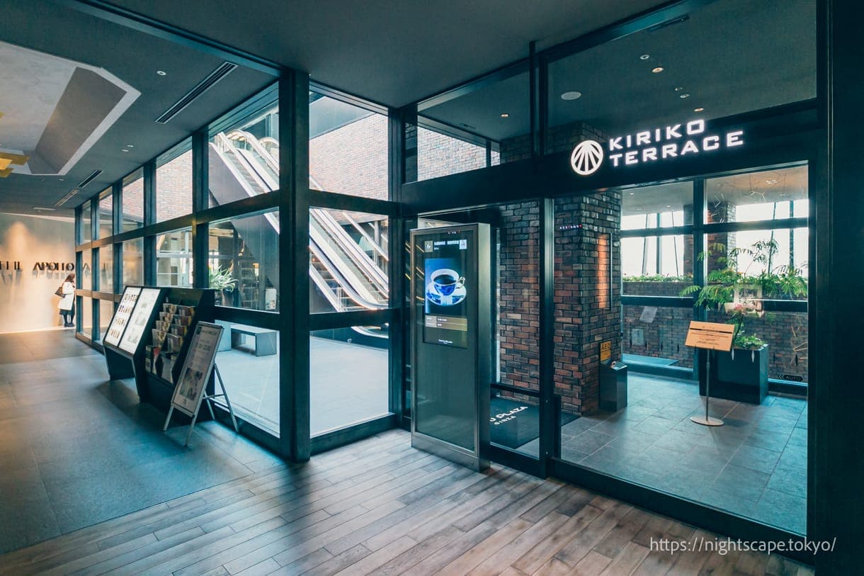 东急广场银座切子露台的入口