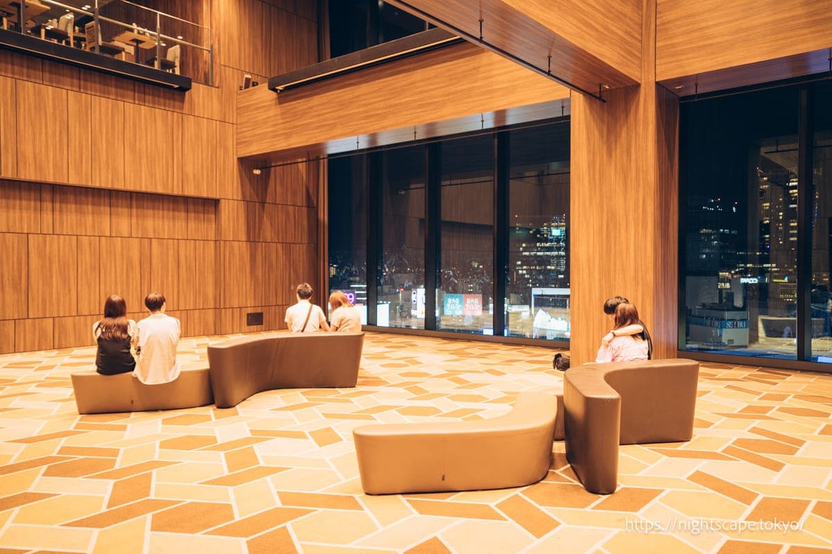 涩谷Scramble Square 12层展望层的氛围