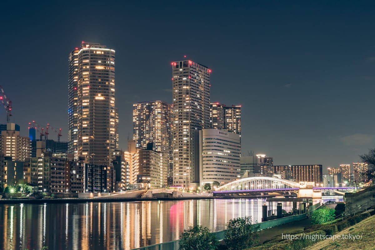 銀座克雷斯頓周邊墨田台階的景色