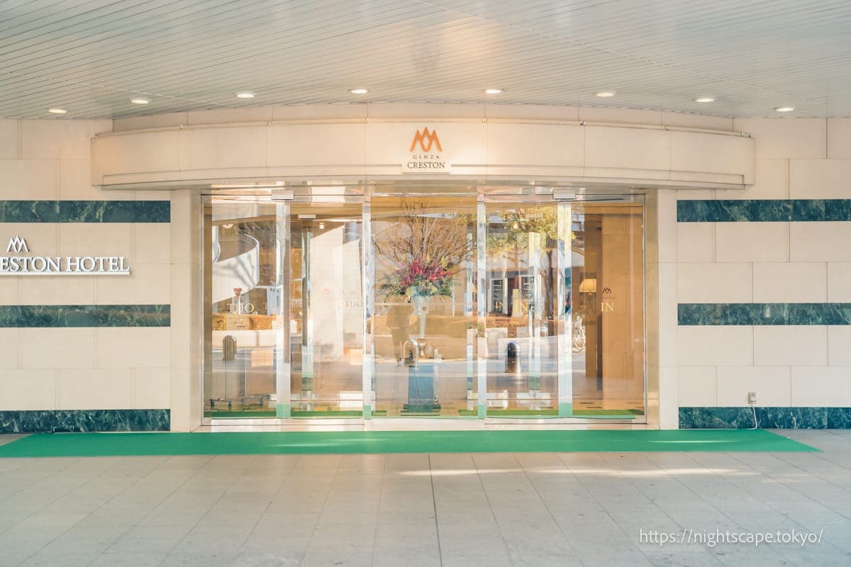 銀座克雷斯頓的入口