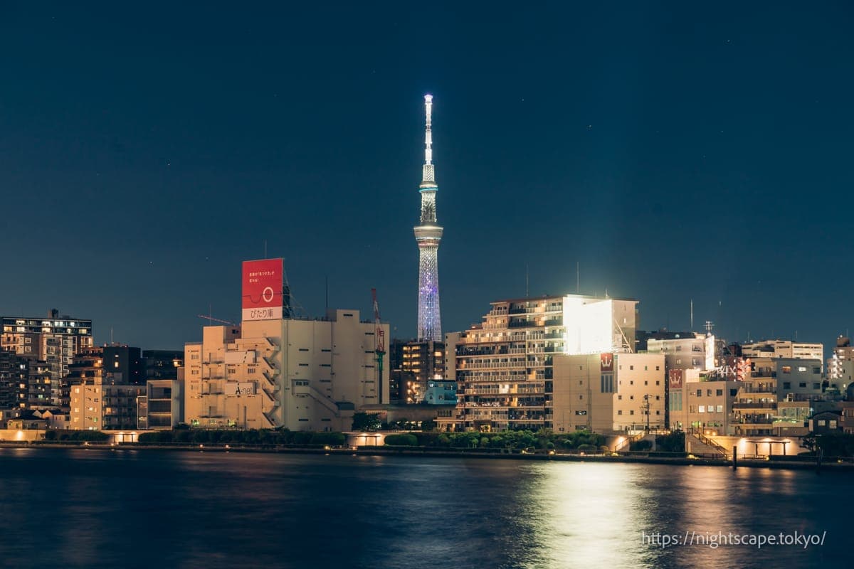 从清洲桥眺望东京晴空塔