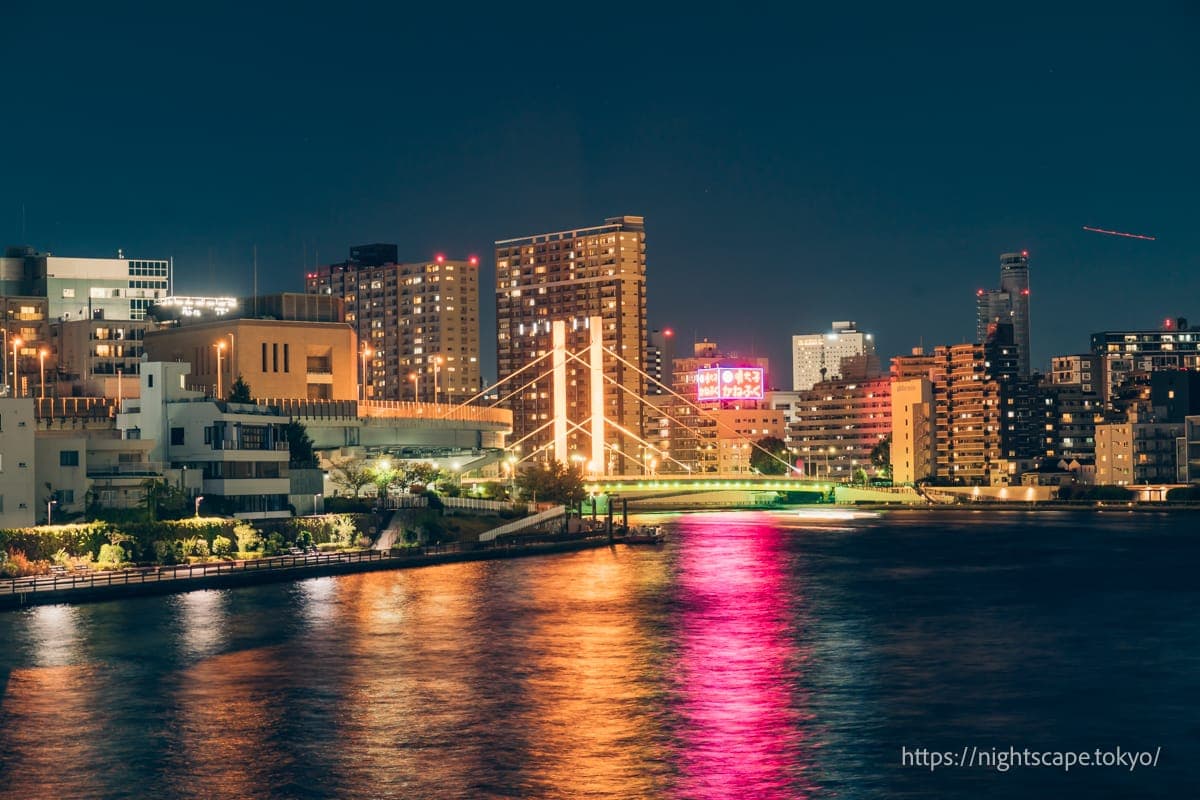 从清洲桥眺望新大桥