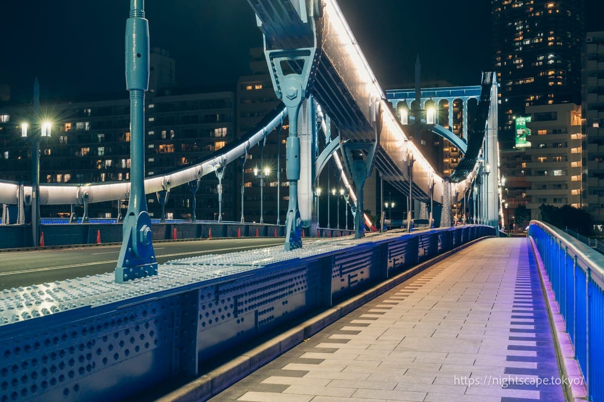 清洲桥的步行者专用道路