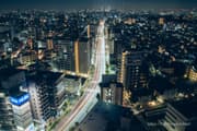 Heavy traffic on Mejiro Street