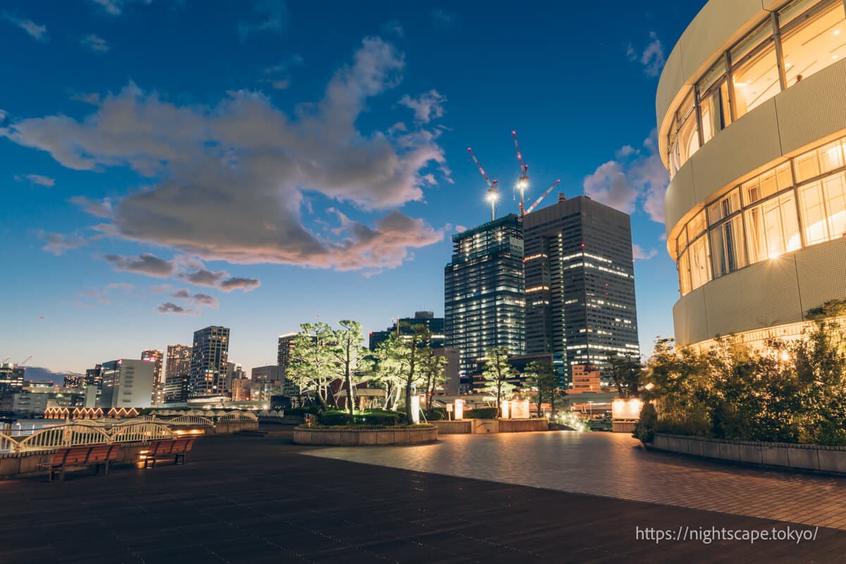 竹芝客船码头（竹芝码头公园）の夜景