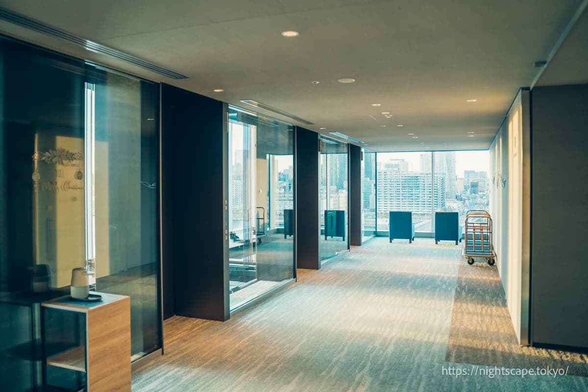 拉比斯塔东京湾电梯附近的展望空间