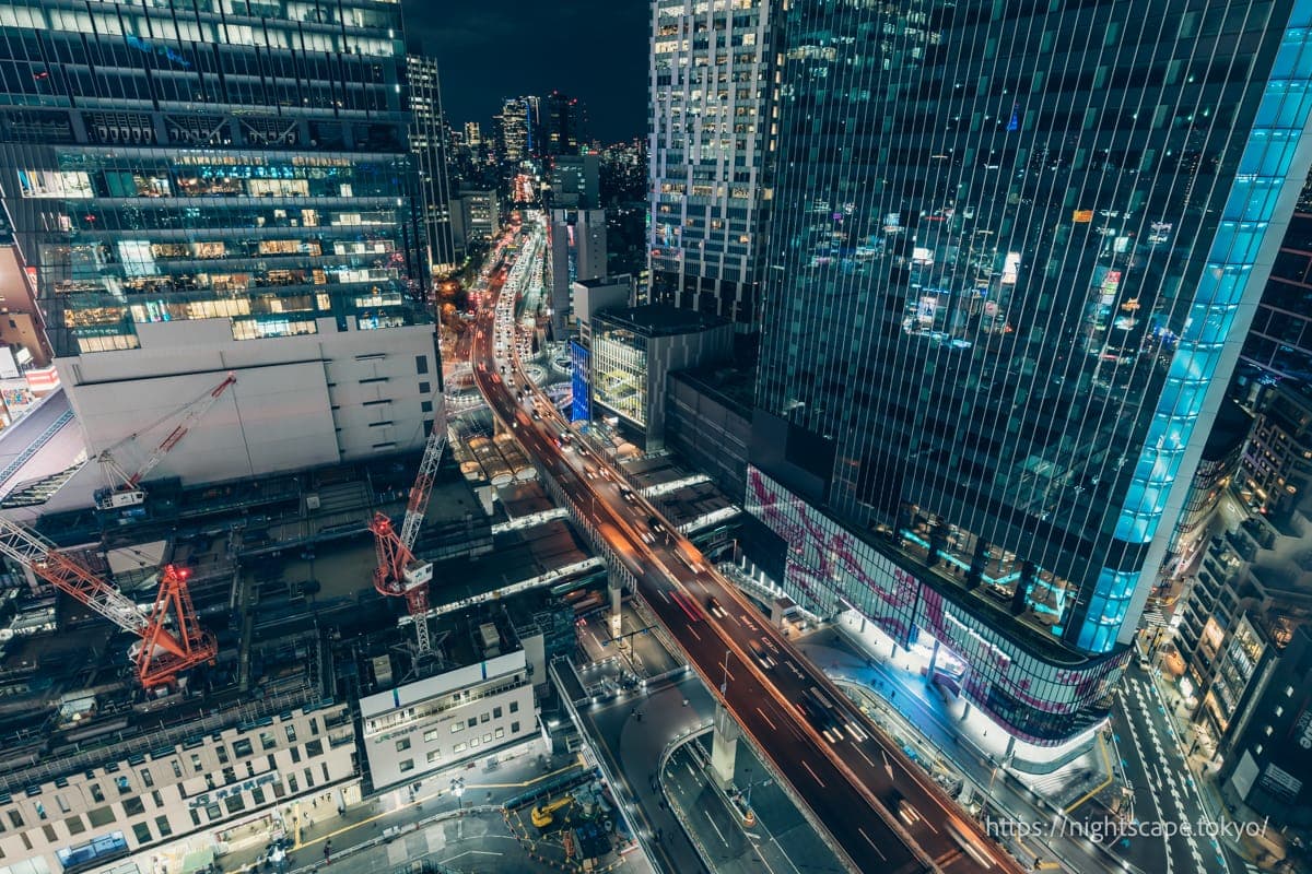 涩谷福库拉斯展望台 SHIBU NIWA的夜景