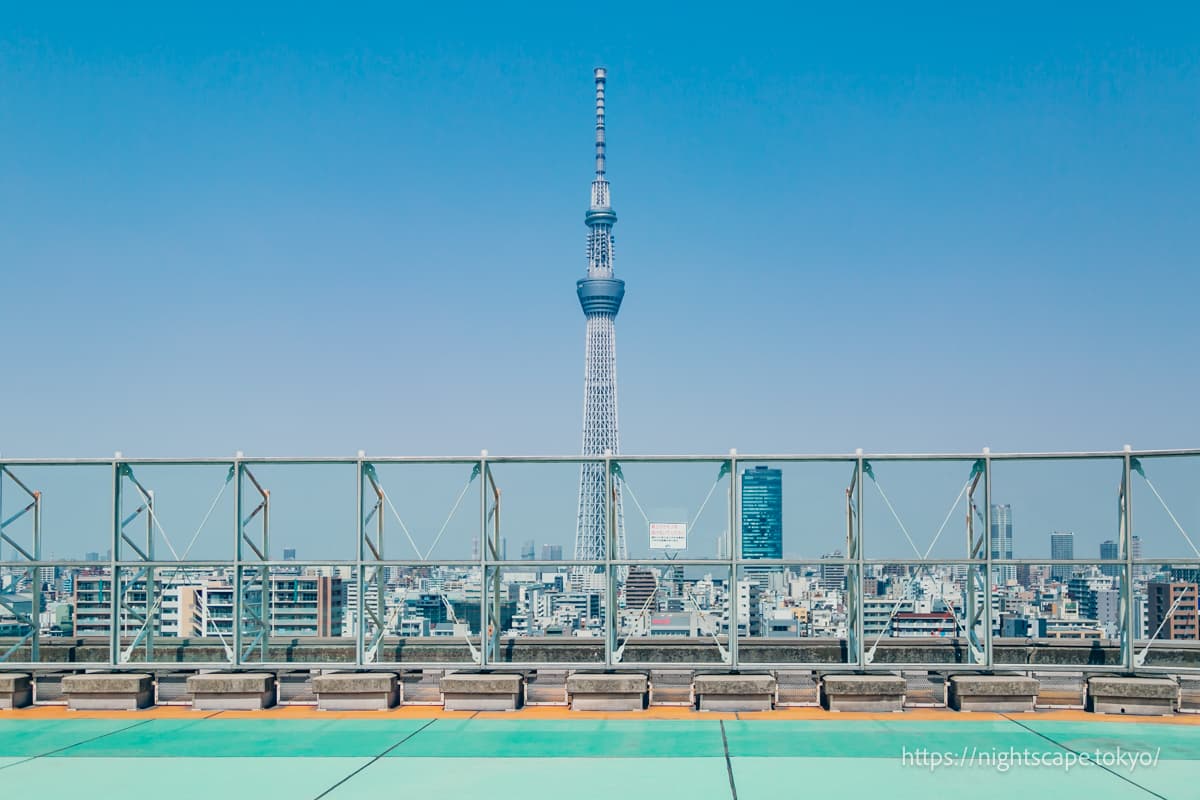 阿尔卡套件锦丝町屋顶展望层氛围