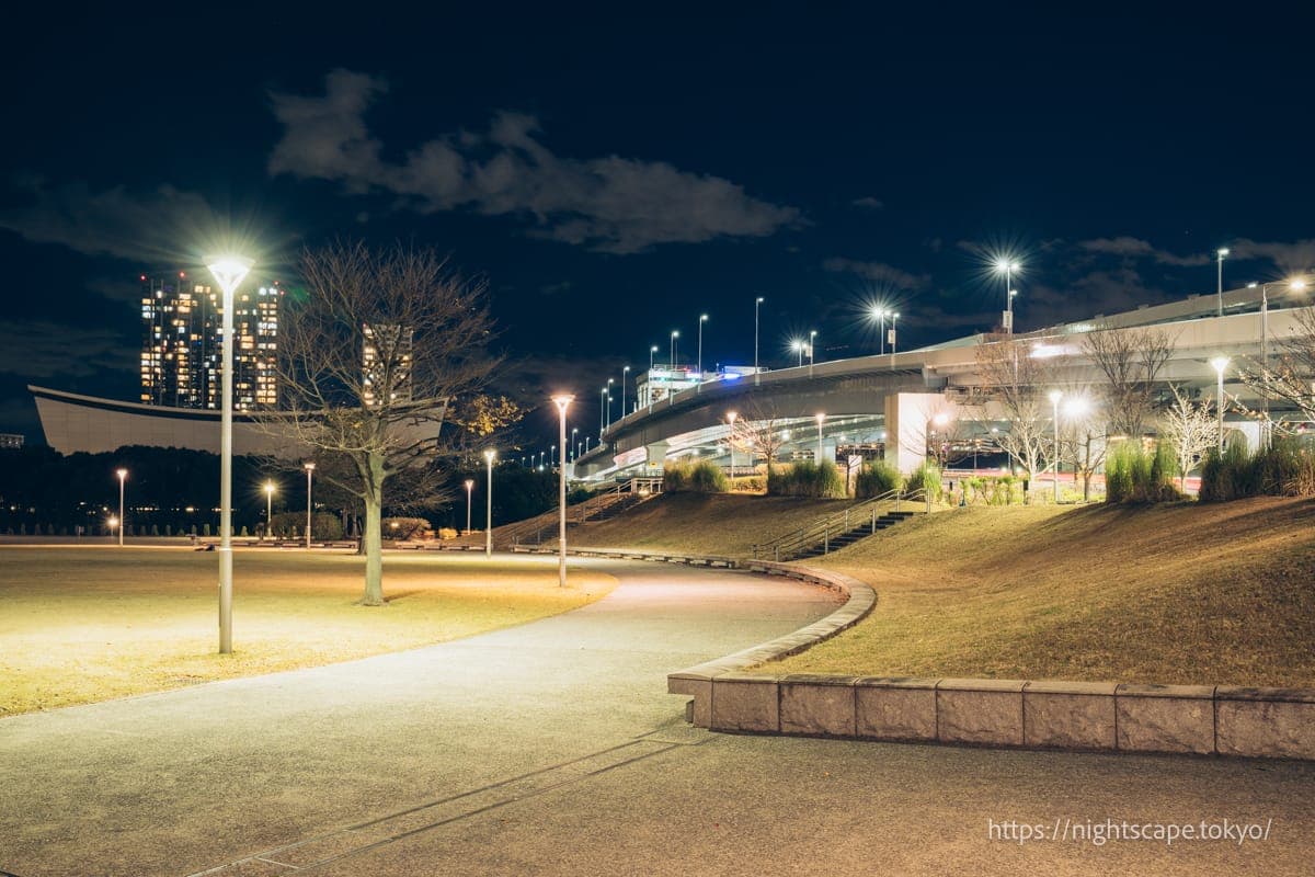 圓形特色的豊洲六丁目公園