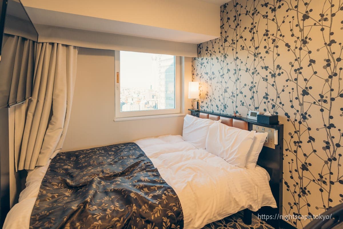 APA酒店两国站塔楼的客房（单人间）