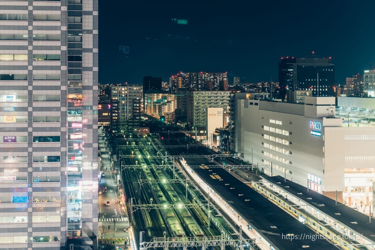 JR锦丝町的列车景观