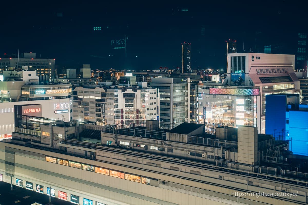锦丝町丸井周边夜景