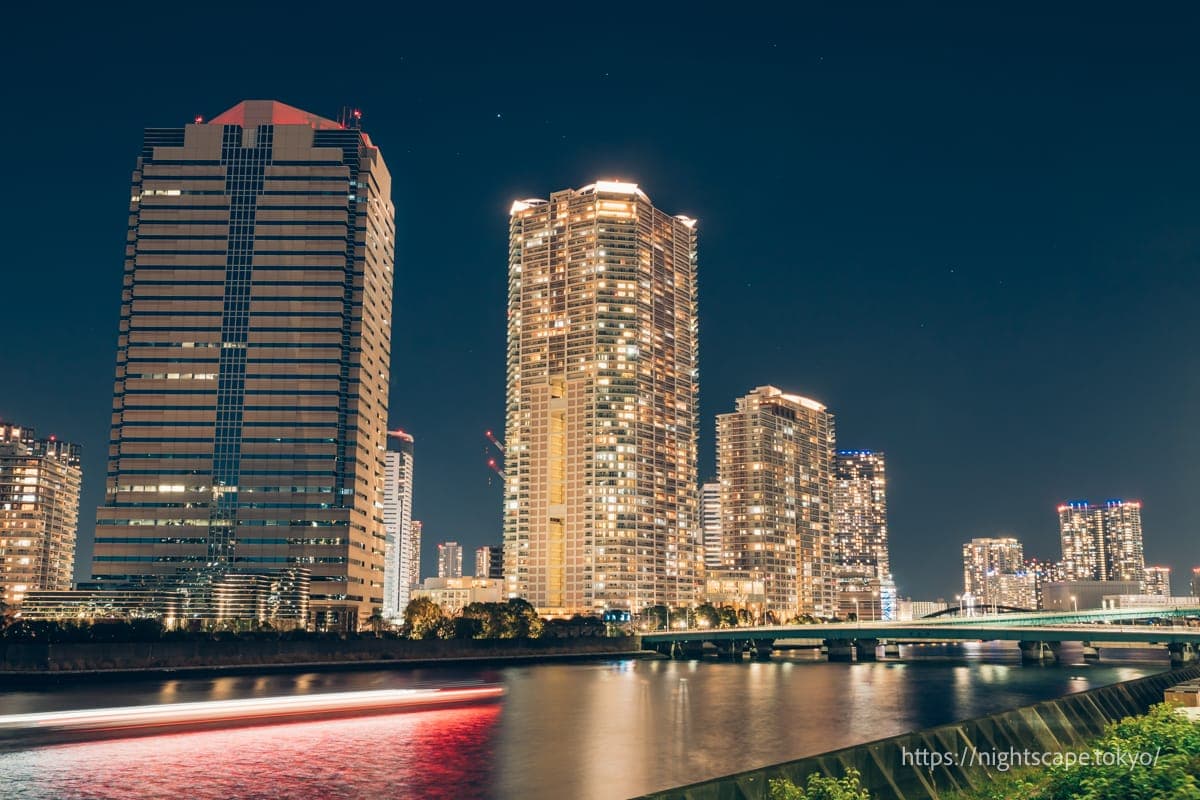 丰洲方向的夜景