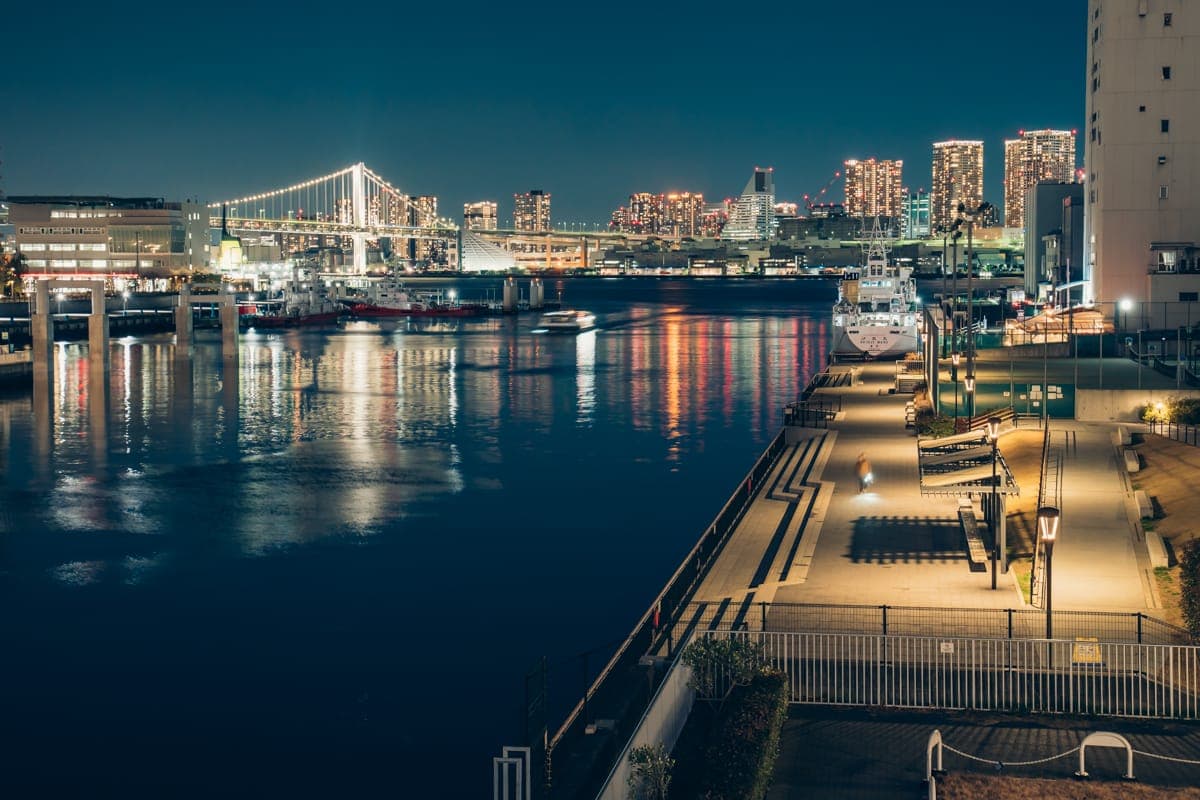 彩虹大桥和丰海公园