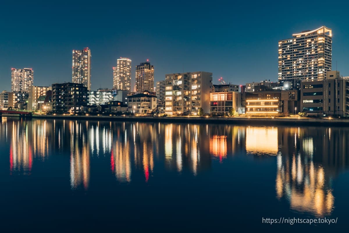 晴海地区的高层建筑群