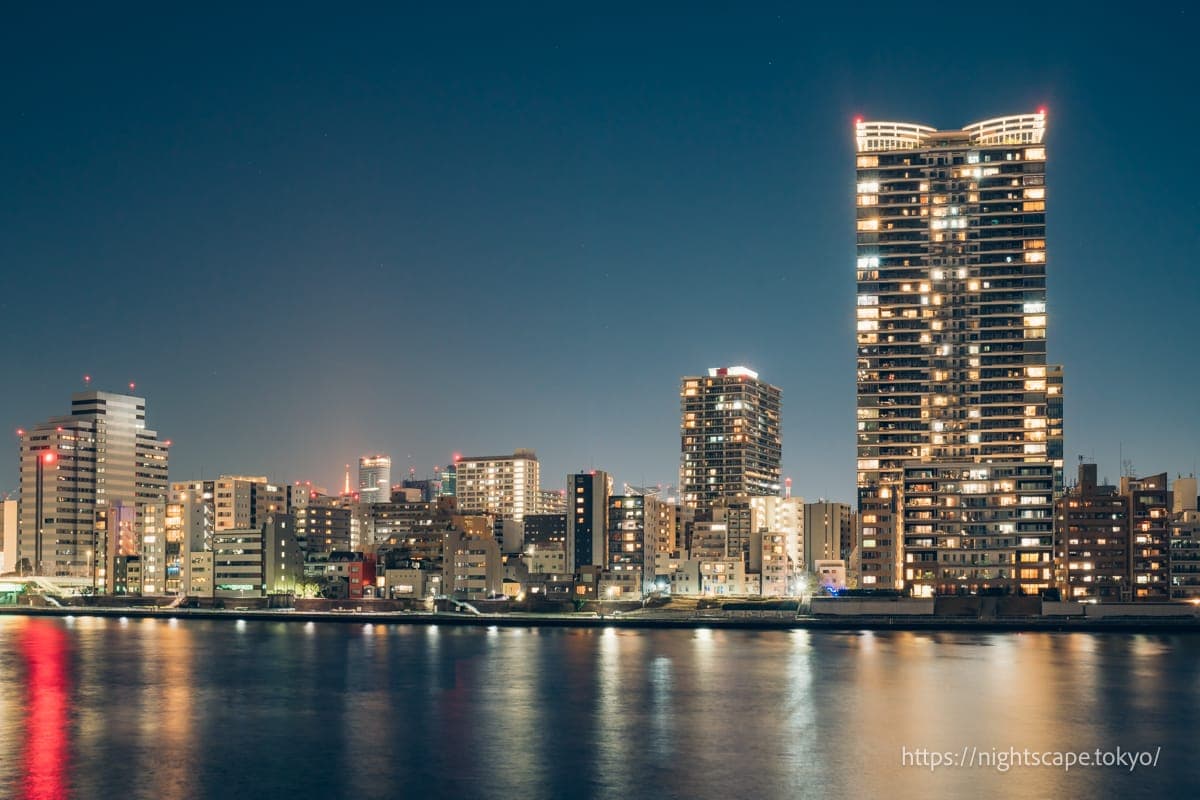 银座方向的夜景