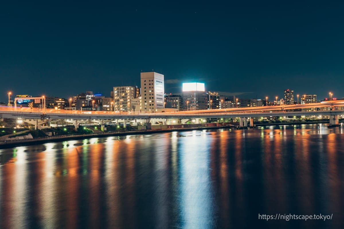 从新大桥眺望两国立交桥