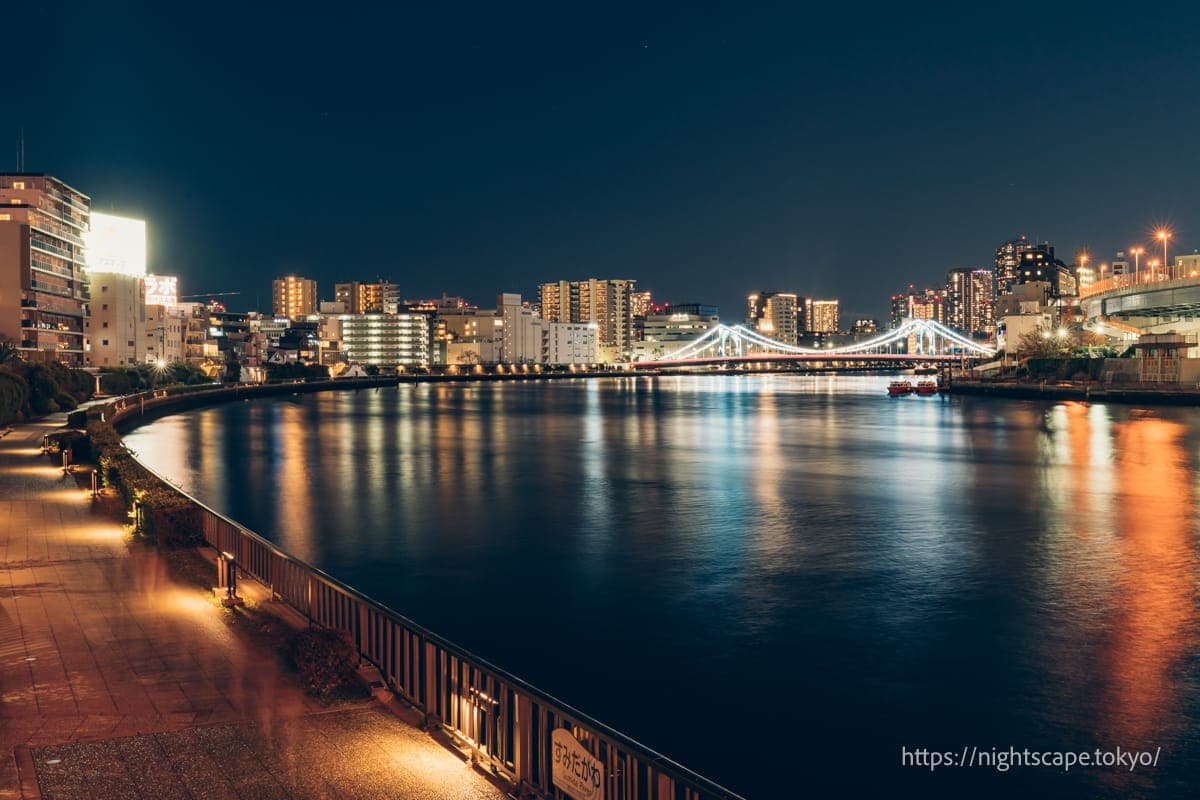 清洲桥和墨田川露台