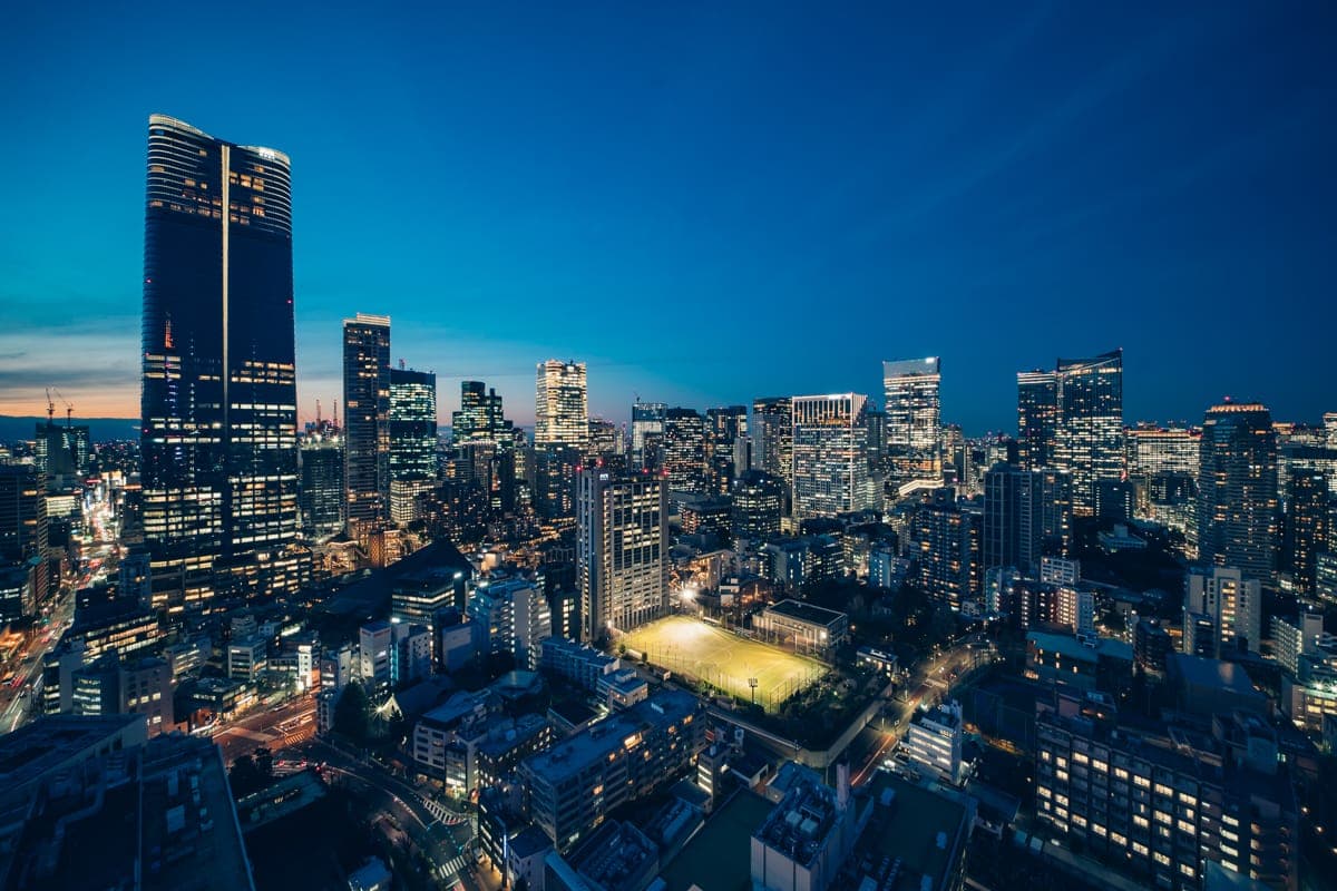 麻布台之丘和虎之门高层建筑群