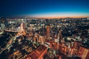 Night views from Tokyo Tower Observatory Main Deck & Top Deck