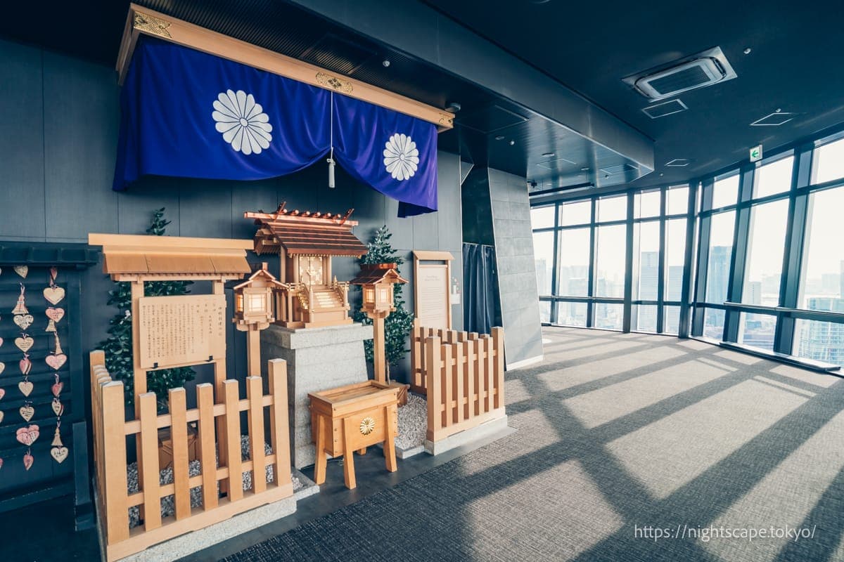 东京塔主观景台内的神社·塔大神宫