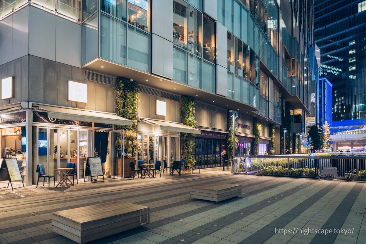 涩谷河滨街沿线的餐饮店