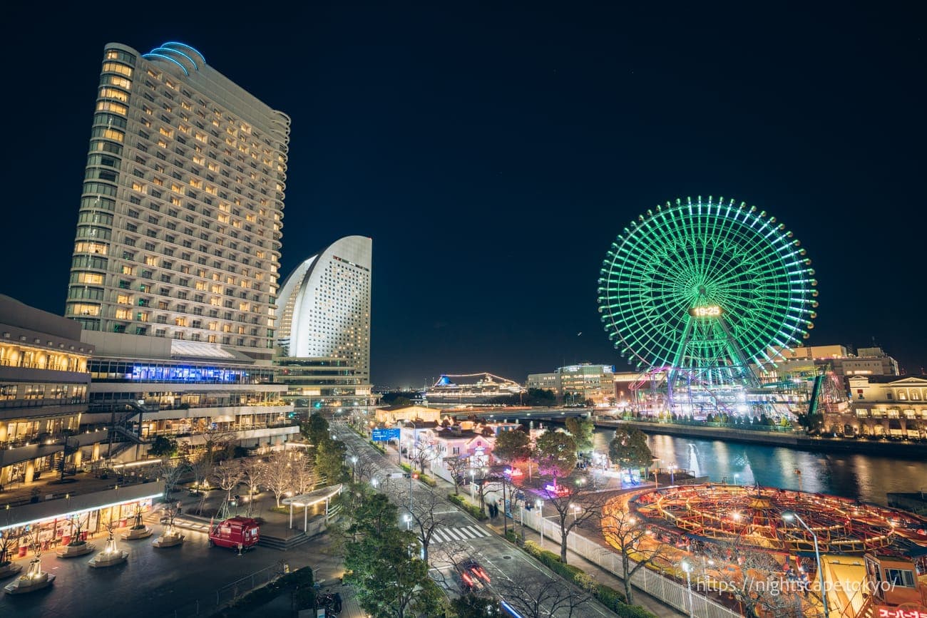 宇宙时钟21与太平洋横滨