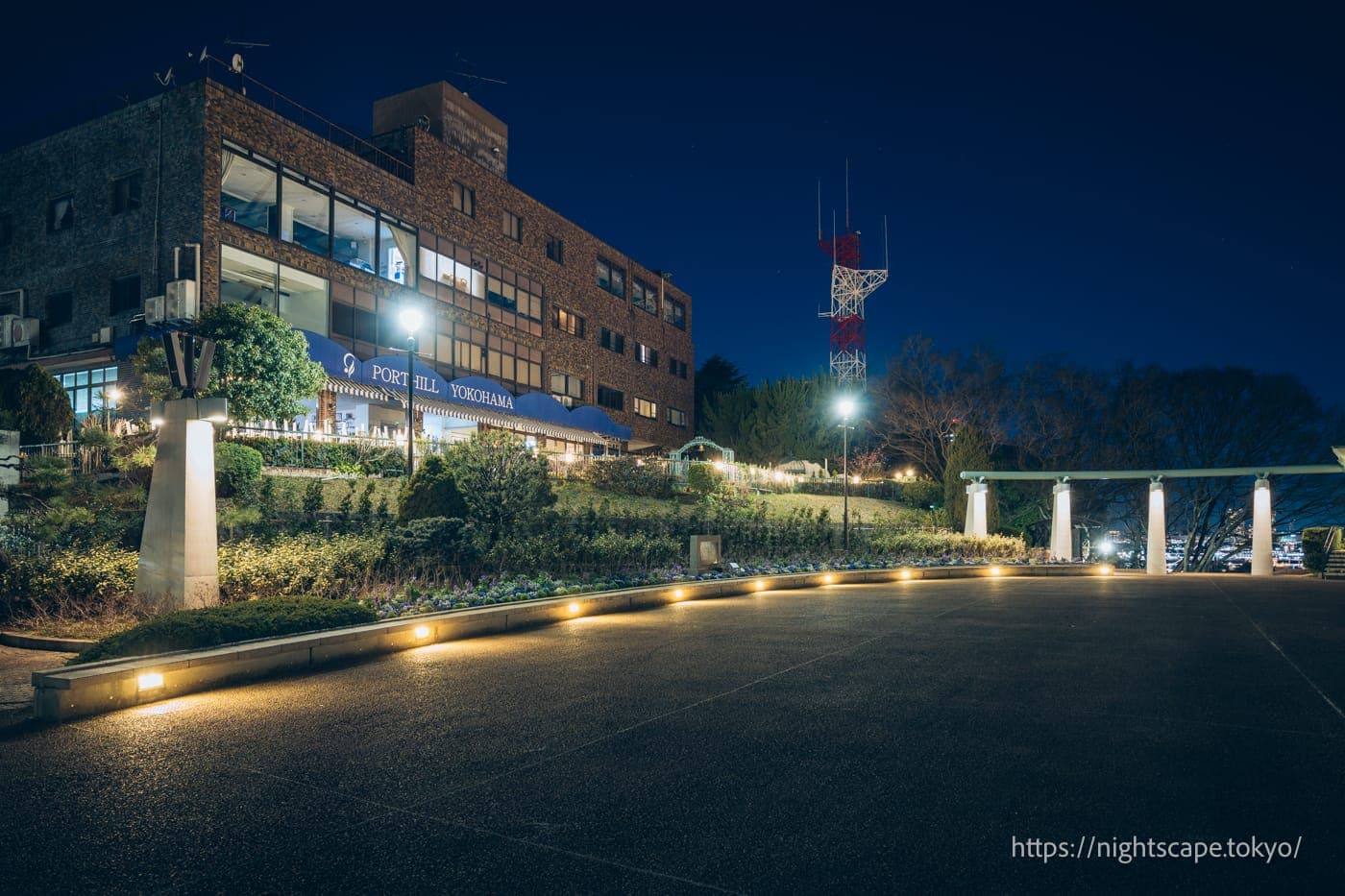 港见丘公园周边的餐厅（山手玫瑰露台）