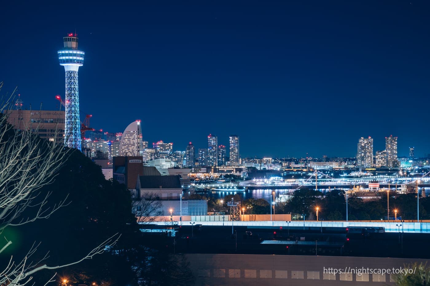 港未来方向的街景