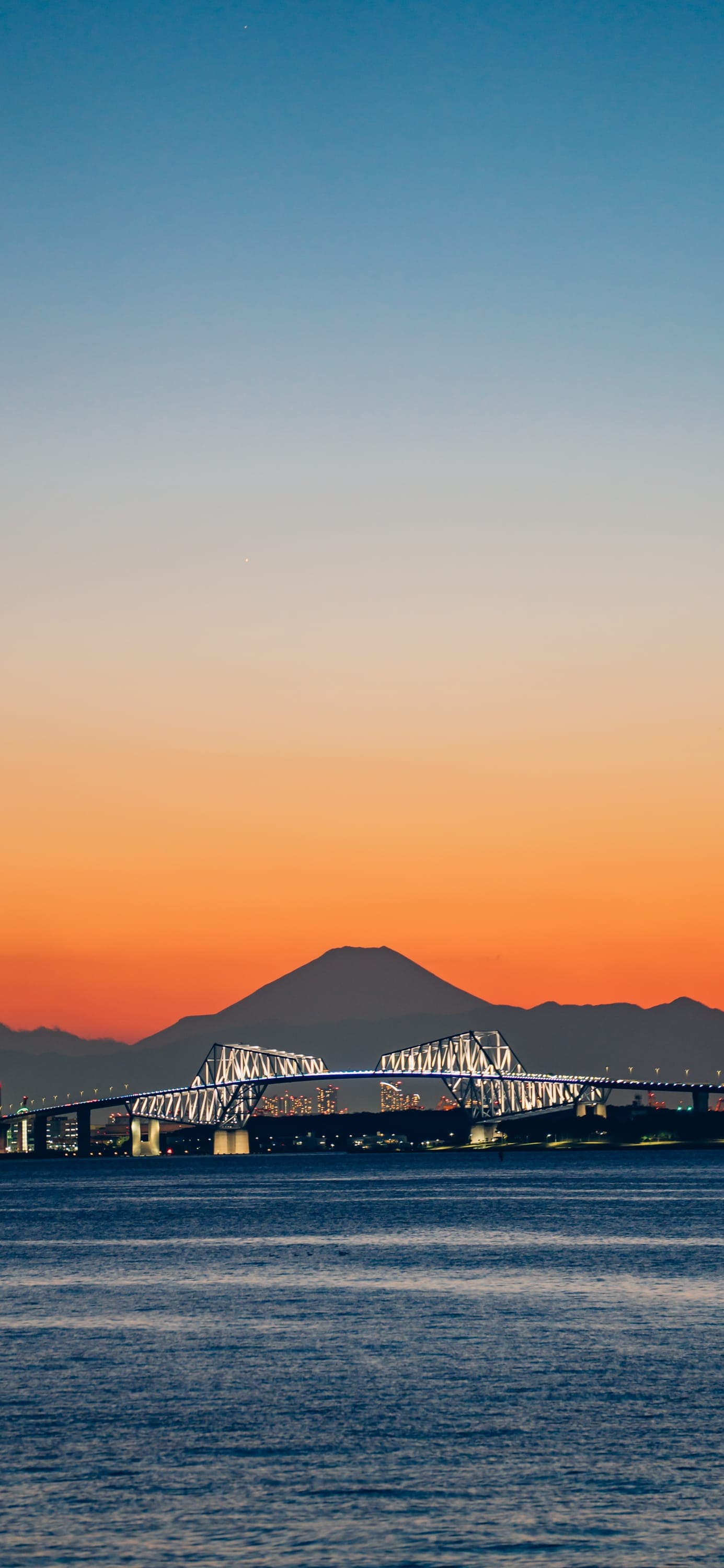 Mt. Fuji and Tokyo Gate Bridge
