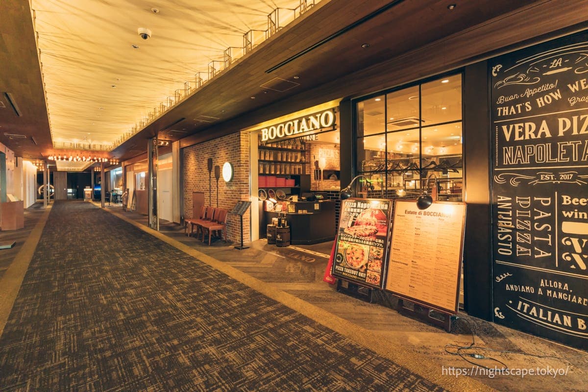 惠比寿花园广场餐厅街的氛围