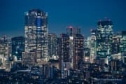 Night view of Roppongi Hills and Roppongi Hills Residence