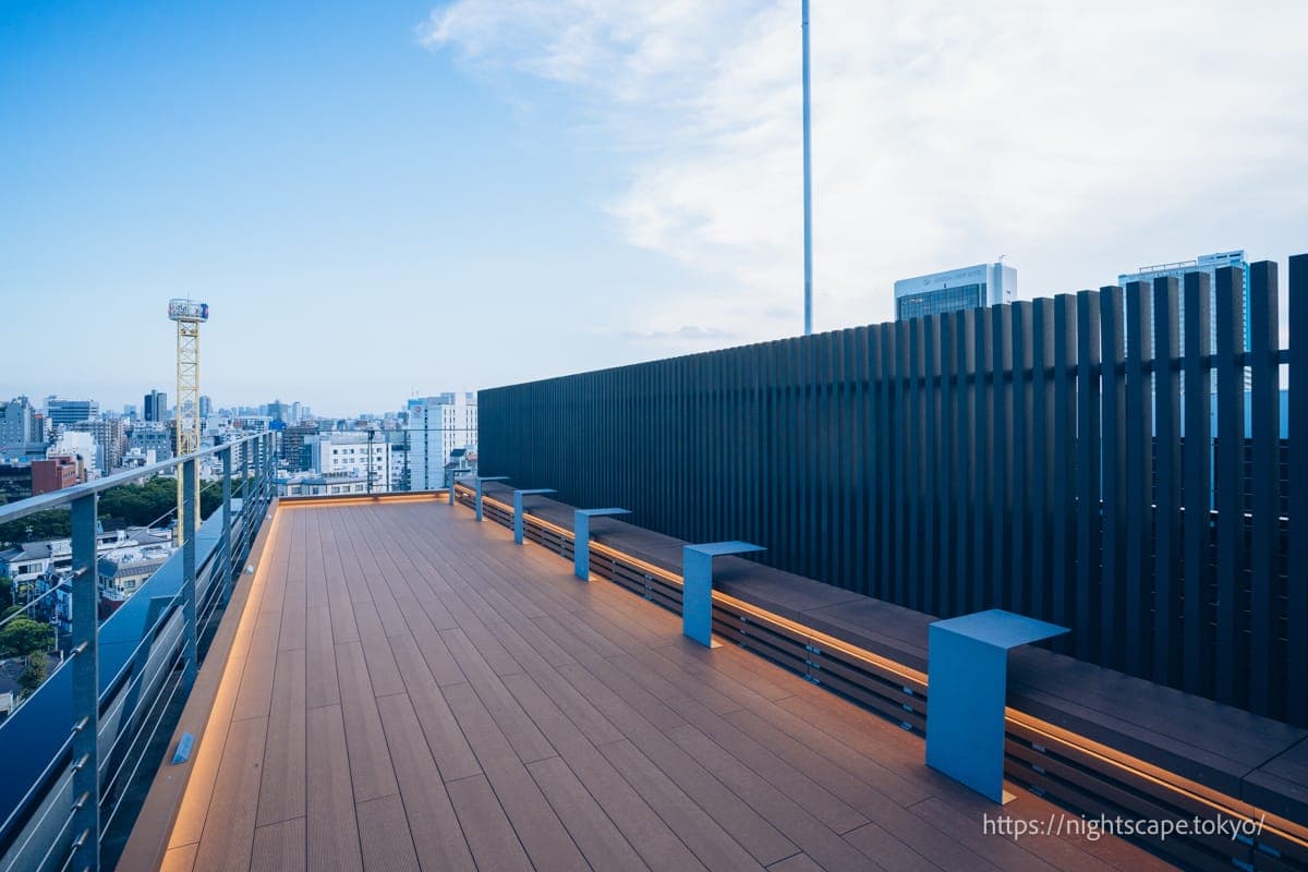 东京浅草钗酒店屋顶露台的氛围②