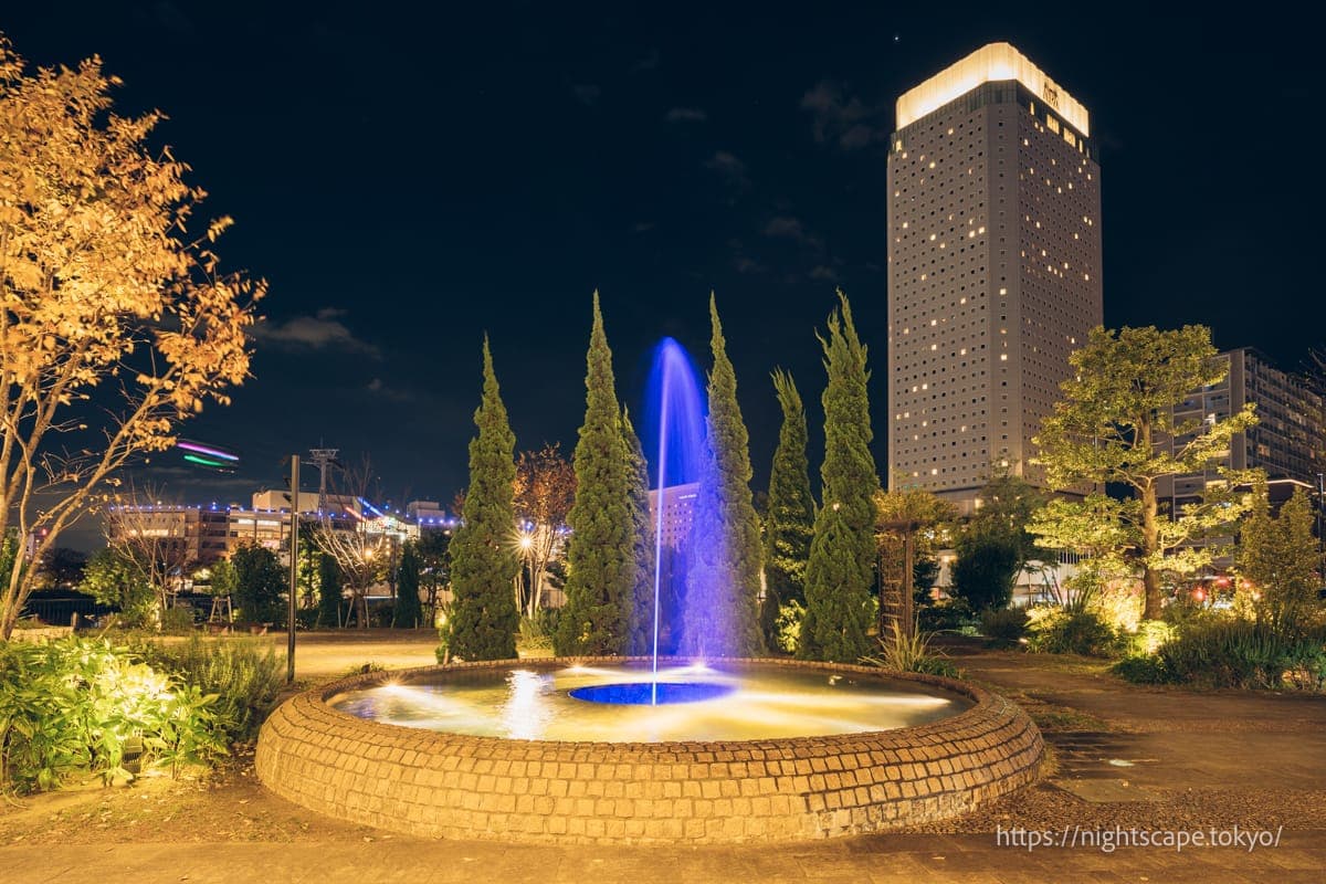 北仲通北第二公园的喷泉